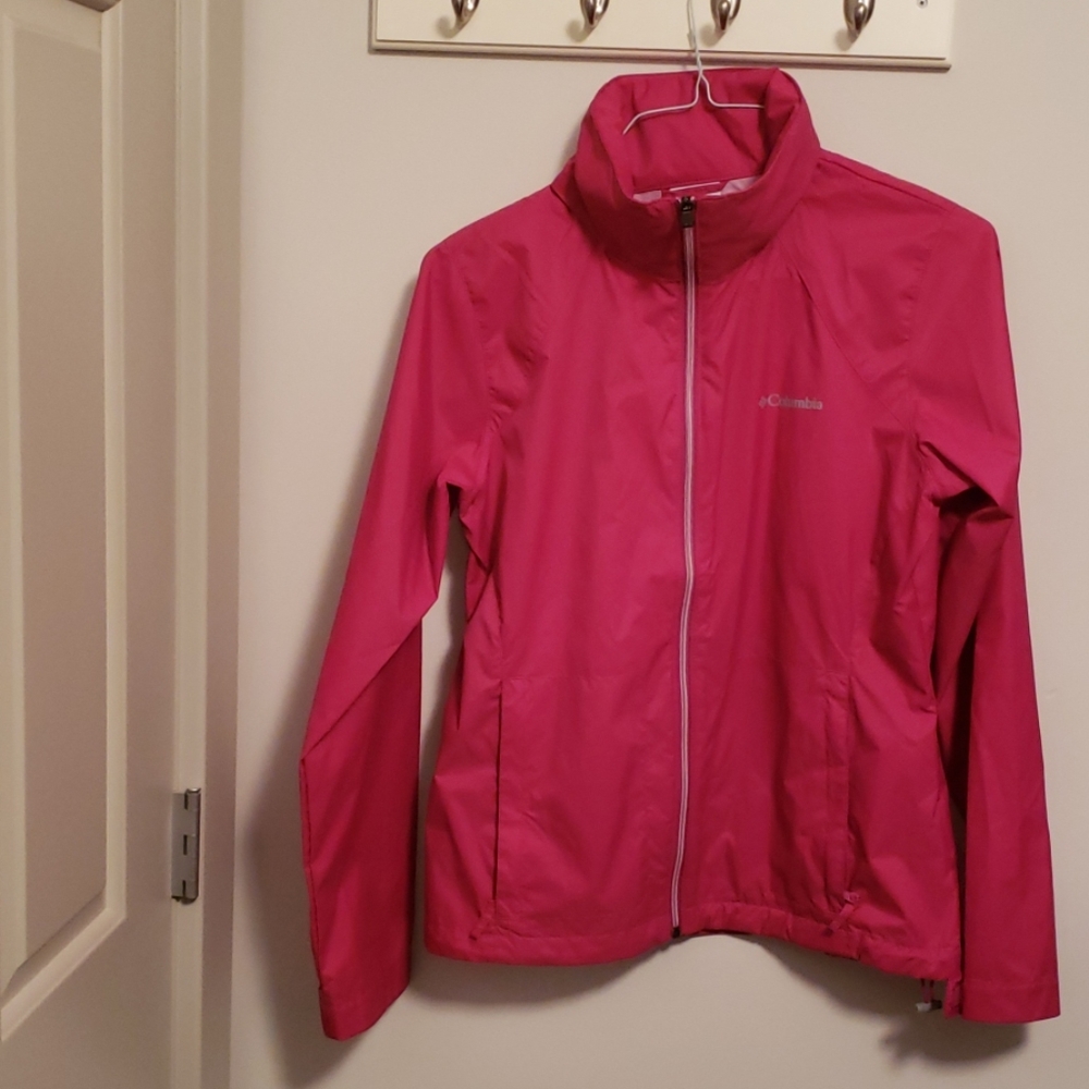 Columbia Womens  Zipper Front Windbreaker Jacket